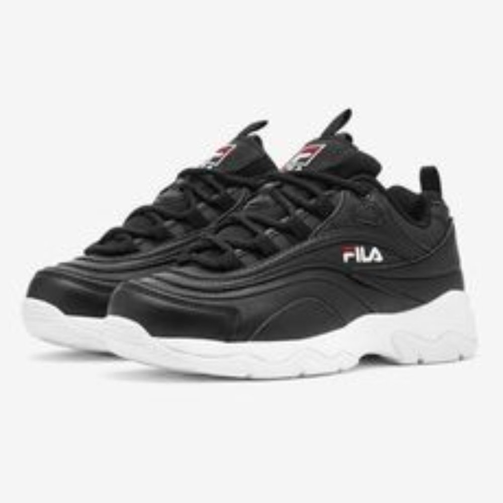 FILA Ray Sneakers in Black, FILA Red, and White - Picture 15 of 16